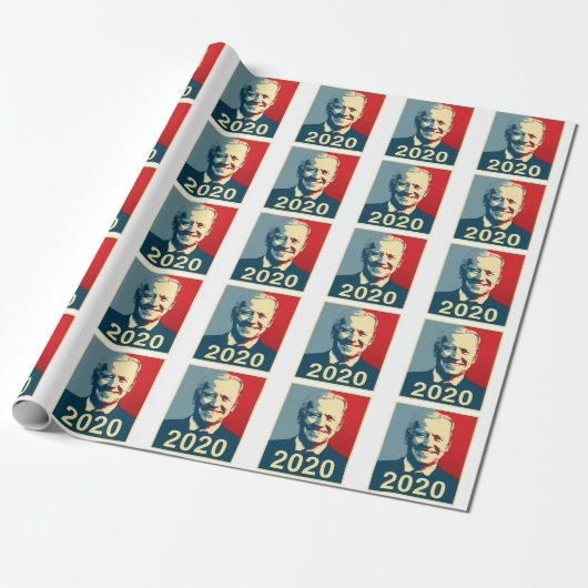ABSTIMMUNG JOE BIDEN 2020 GESCHENKPAPIER (Ungerollt)