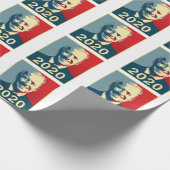 ABSTIMMUNG JOE BIDEN 2020 GESCHENKPAPIER (Ecke)