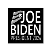 Abstimmung Joe Biden Präsident 2024 Blue Wood Art  Gummistempel (Prägung)