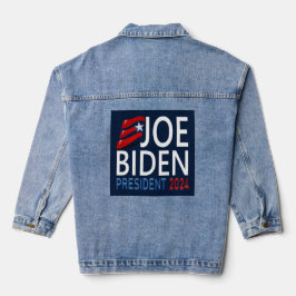 Abstimmung Joe Biden Präsident 2024 Wahl Blue Jeansjacke