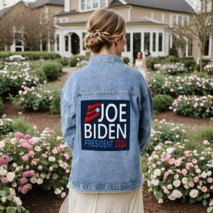 Abstimmung Joe Biden Präsident 2024 Wahl Blue Jeansjacke