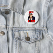 Abstimmung Joe Biden Uncle Sam 2024 Button (Beispiel)