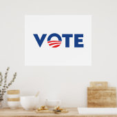 Abstimmung - Joe Hope 2020 - Biden-Blau-Weiß Poster (Küche)