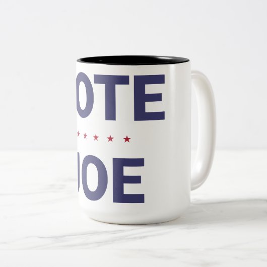 Abstimmung Joe (US-Wahl 2020, Demokraten) Zweifarbige Tasse (VorderseiteRechts)