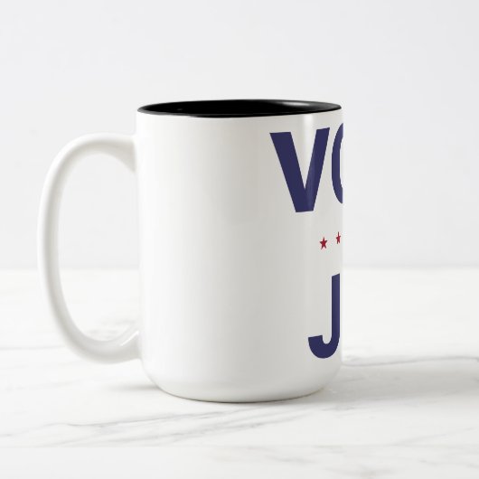 Abstimmung Joe (US-Wahl 2020, Demokraten) Zweifarbige Tasse (Links)