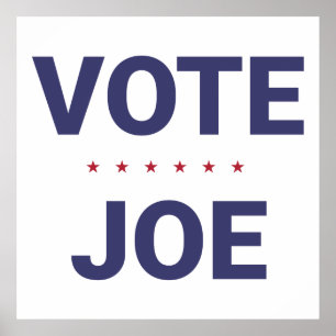 Abstimmung Joe (Wahl 2020 in den USA) Poster
