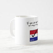 Abstimmung! Kaffeetasse (Vorderseite Links)
