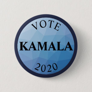 Abstimmung Kamala Harris 2020 Blau Button