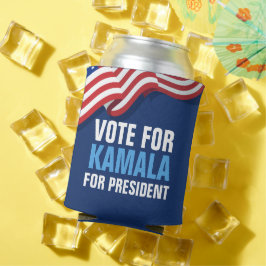 Abstimmung Kamala Harris zur Wahl des Präsidenten Dosenkühler