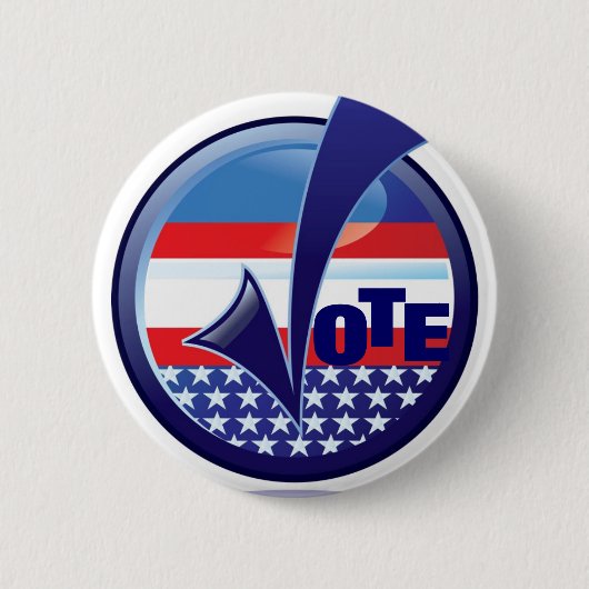 ABSTIMMUNG Kampagnen-Knopf Button (Vorderseite)