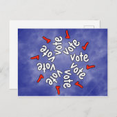 Abstimmung: Karo! Postkarte (Vorne/Hinten)