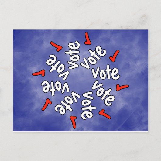 Abstimmung: Karo! Postkarte (Vorderseite)