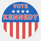 Abstimmung Kennedy Independent Party Runder Aufkleber (Vorderseite)