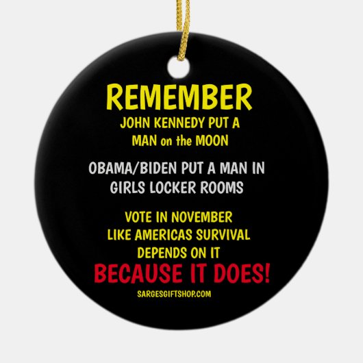 ABSTIMMUNG KERAMIK ORNAMENT (Vorne)