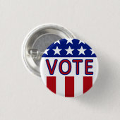 Abstimmung - kleiner Knopf Button (Vorne & Hinten)