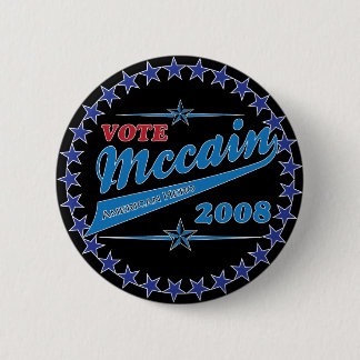 Abstimmung McCAIN eine amerikanische Heldwahl 2008 Button