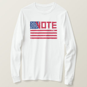 Abstimmung mit der Abstimmung über die lange Ärmel T-Shirt