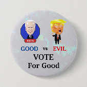 Abstimmung mit gutem Knopf Button (Vorderseite)