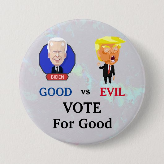 Abstimmung mit gutem Knopf Button (Vorderseite)