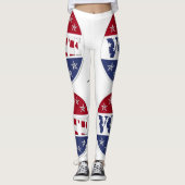 Abstimmung mit Sternen Leggings (Vorderseite)