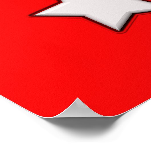 Abstimmung mit Sternen Poster (Ecke)