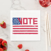 Abstimmung mit US-Flagge Serviette (Beispiel)