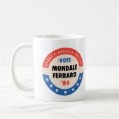 Abstimmung Mondale/Ferraro '84 Kaffeetasse (Links)