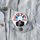 Abstimmung NIEMAND für Presiednt Button (Beispiel)