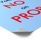 Abstimmung Nr.: PROP 8 Poster (Ecke)