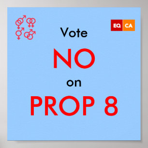 Abstimmung Nr.: PROP 8 Poster