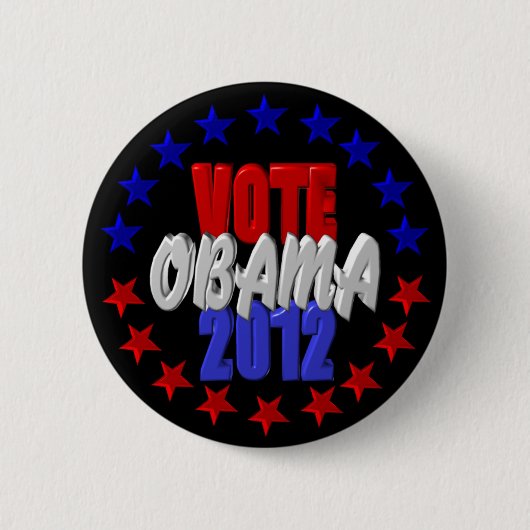 Abstimmung Obama 2012 Button (Vorderseite)