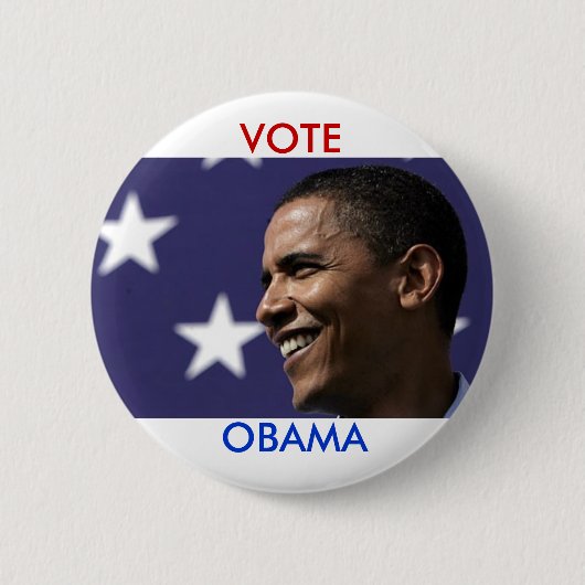 Abstimmung Obama Button (Vorderseite)