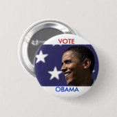 Abstimmung Obama Button (Vorne & Hinten)
