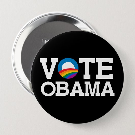 ABSTIMMUNG OBAMA BUTTON (Vorne & Hinten)