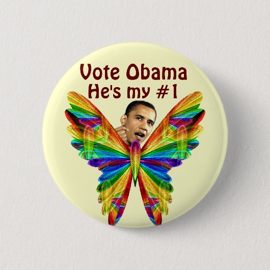 Abstimmung Obama_ Button (Vorderseite)