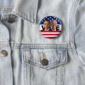 Abstimmung Obama u. Biden Button (Beispiel)