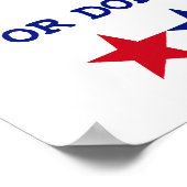 ABSTIMMUNG ODER BESCHWEREN SIE DAS Plakat NICHT (Ecke)