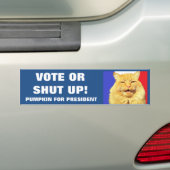 Abstimmung oder Klappe Pumpkin für den Präsidenten Autoaufkleber (Auf Auto)