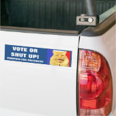 Abstimmung oder Klappe Pumpkin für den Präsidenten Autoaufkleber (Auf Lkw)
