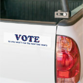 Abstimmung oder Rue the Election Autoaufkleber (Auf Lkw)