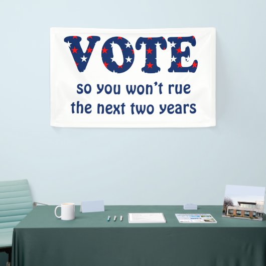 Abstimmung oder Rue the Elternbanner Banner (Messeveranstaltung)