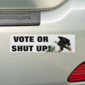 Abstimmung oder Schluss mit American Bald Eagle Autoaufkleber (Auf Auto)