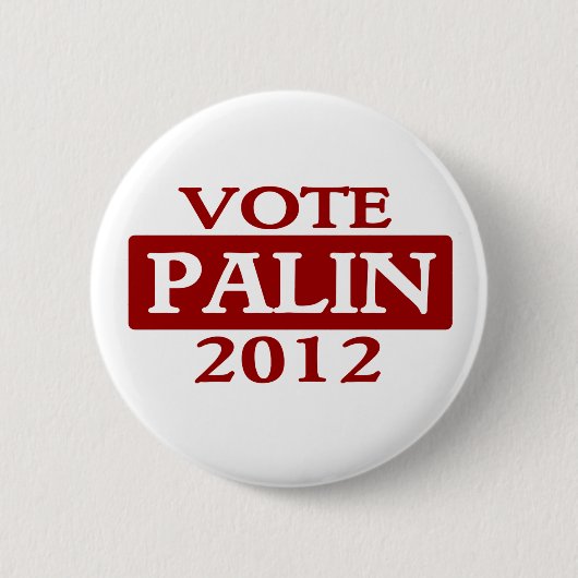 ABSTIMMUNG PALIN 2012 Knöpfe (Sie wählen die Button (Vorderseite)