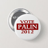 ABSTIMMUNG PALIN 2012 Knöpfe (Sie wählen die Button (Vorne & Hinten)