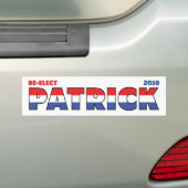 Abstimmung Patrick 2010 Wahlen rotes weißes und Autoaufkleber (Auf Auto)