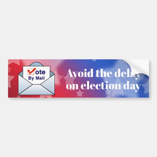 Abstimmung per Post Autoaufkleber (Vorne)