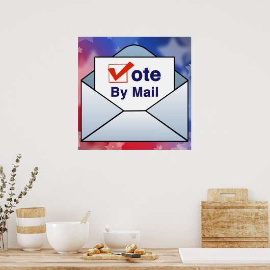 Abstimmung per Post Poster (Küche)