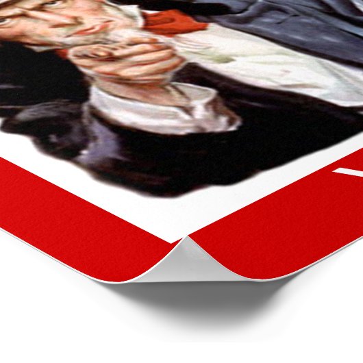 ABSTIMMUNG POSTER, UNKEL SAM POSTER (Ecke)