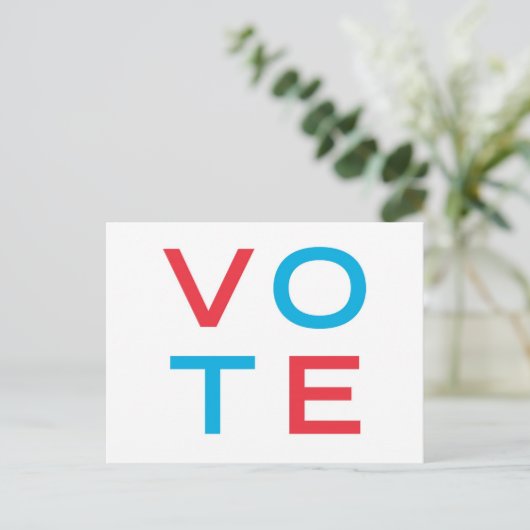 Abstimmung Postkarte (Stehend Vorderseite)