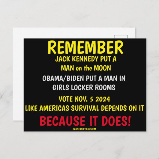 ABSTIMMUNG POSTKARTE (Vorne/Hinten)